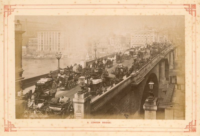 London Bridge, 19. század vége alkotó: English Photographer