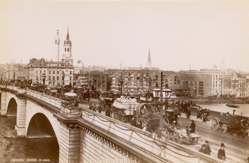 London Bridge, 19. század vége alkotó: English Photographer