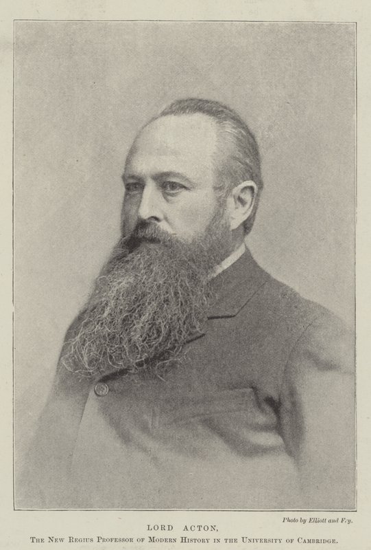 Lord Acton, a Cambridge-i Egyetem modern történelem új regius professzora alkotó: English Photographer