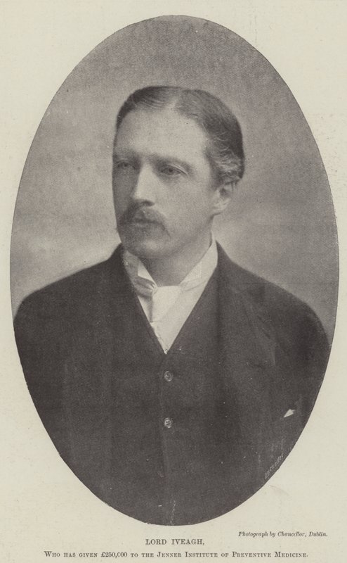 Lord Iveagh, aki 250 000 fontot adott a Jenner Institute of Preventive Medicine-nek alkotó: English Photographer