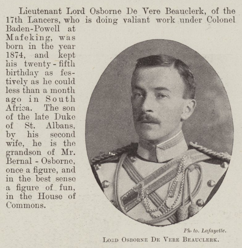 Lord Osborne De Vere Beauclerk alkotó: English Photographer