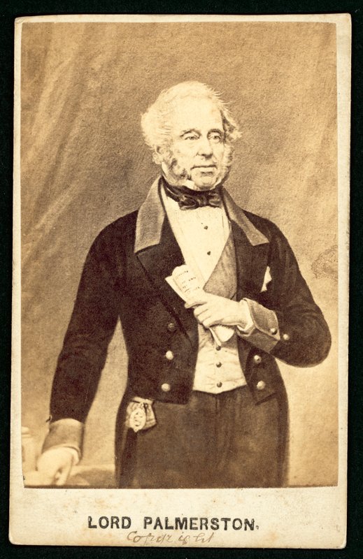 Lord Palmerston (fekete-fehér fotó) alkotó: English Photographer