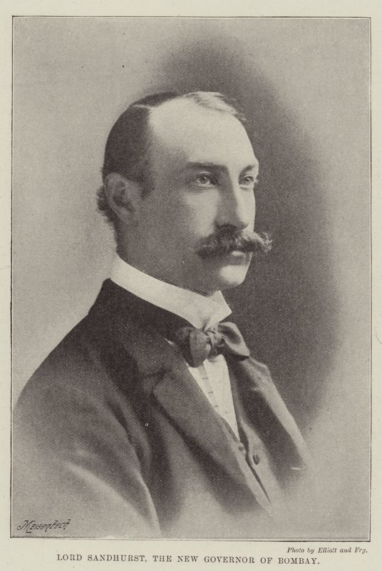 Lord Sandhurst, Bombay új kormányzója alkotó: English Photographer