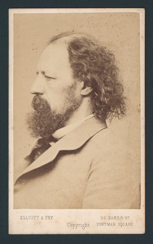 Lord Tennyson, névjegykártya alkotó: English Photographer