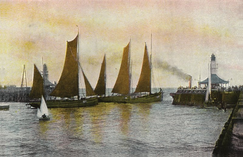 Lowestoft kikötője alkotó: English Photographer