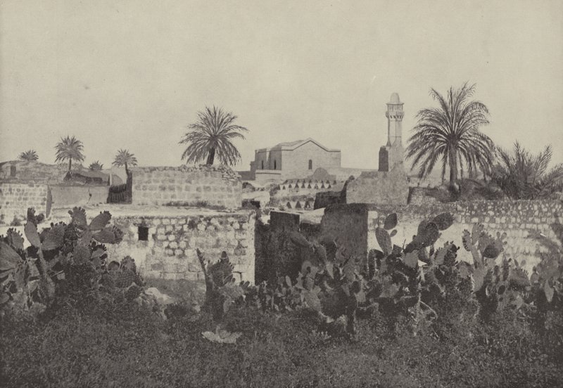 Lydda, az Ószövetség ókori ura, ahol Pál apostol helyreállította a beteg Aeneast alkotó: English Photographer