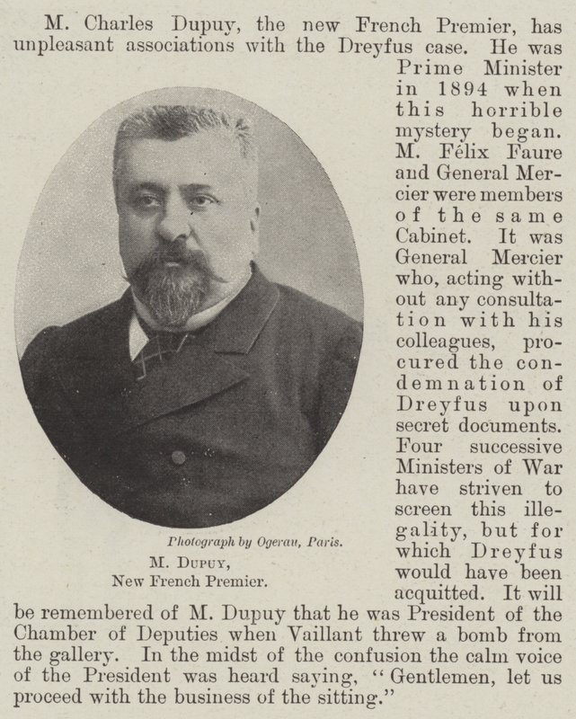 M Dupuy, új francia miniszterelnök alkotó: English Photographer