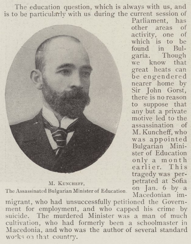 M Kuncheff, a meggyilkolt bolgár oktatási miniszter alkotó: English Photographer