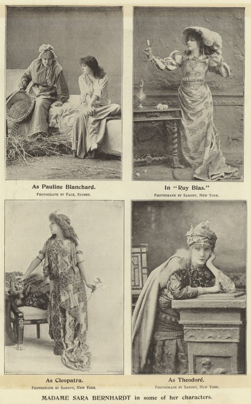 Madame Sara Bernhardt néhány karakterében alkotó: English Photographer