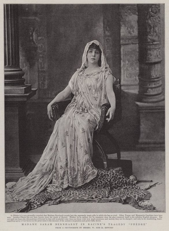 Madame Sarah Bernhardt a Racines Tragedy Phedre című filmben alkotó: English Photographer