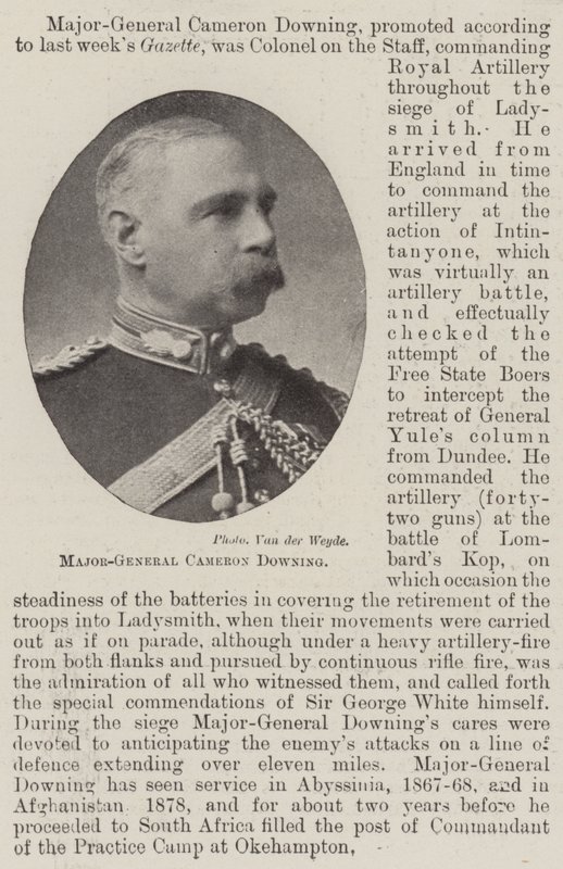 Cameron Downing vezérőrnagy alkotó: English Photographer
