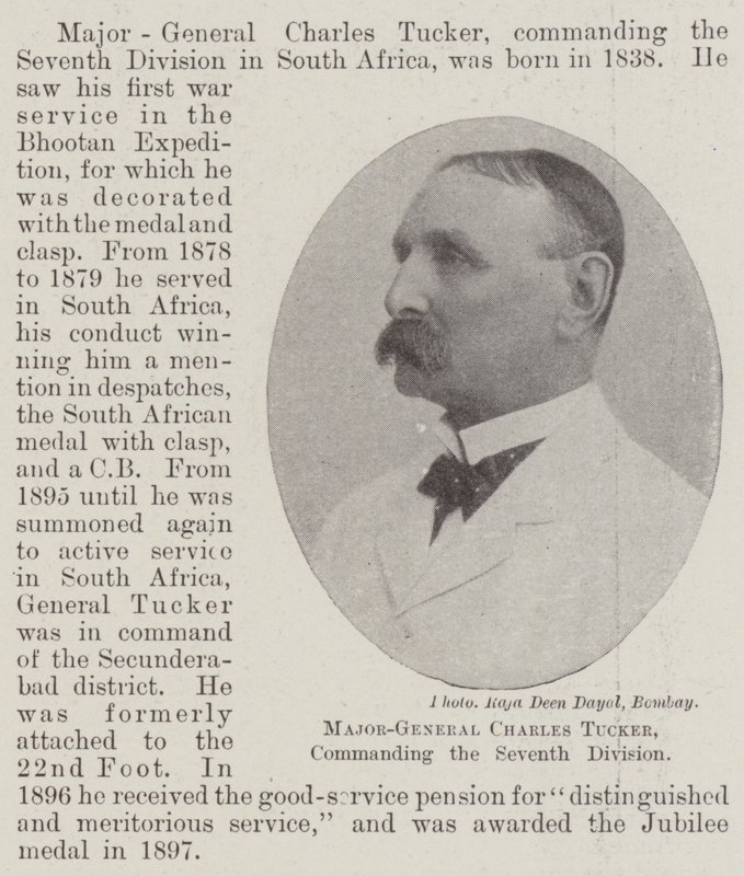 Charles Tucker vezérőrnagy, a hetedik hadosztály parancsnoka alkotó: English Photographer