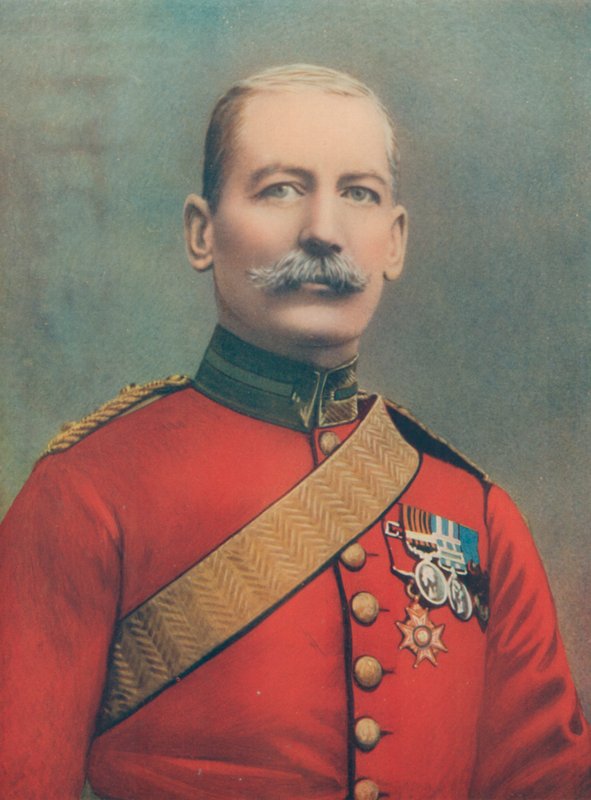 J. B. B. Dickson vezérőrnagy. A dél-afrikai hadierő negyedik lovasdandárjának parancsnoka alkotó: English Photographer