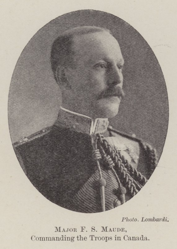 F S Maude őrnagy, a csapatok parancsnoka Kanadában alkotó: English Photographer