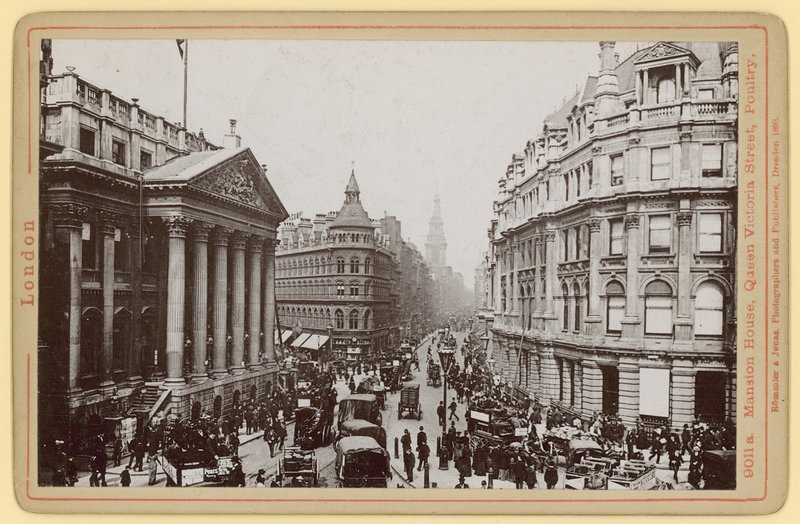 Mansion House, Queen Victoria Street, Poultry, London alkotó: English Photographer
