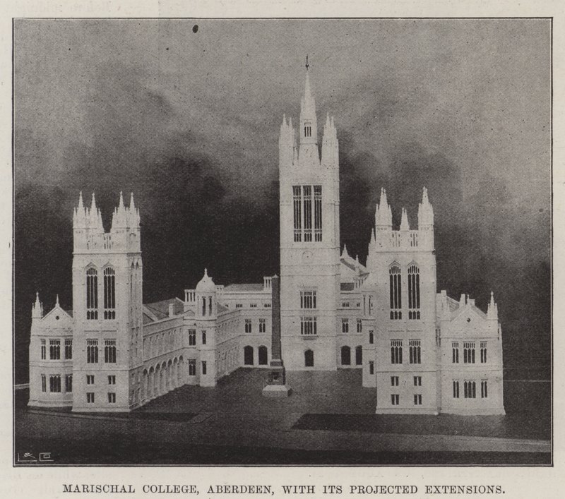 Marischal College, Aberdeen, tervezett bővítményeivel alkotó: English Photographer