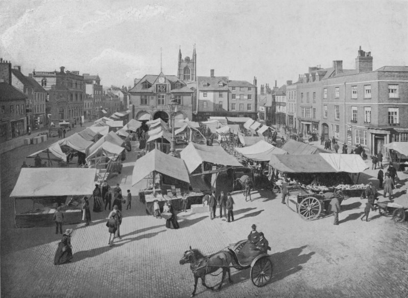 Market-Place, Peterborough alkotó: English Photographer