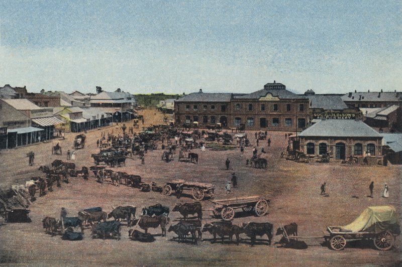 Market Square, Kimberley alkotó: English Photographer