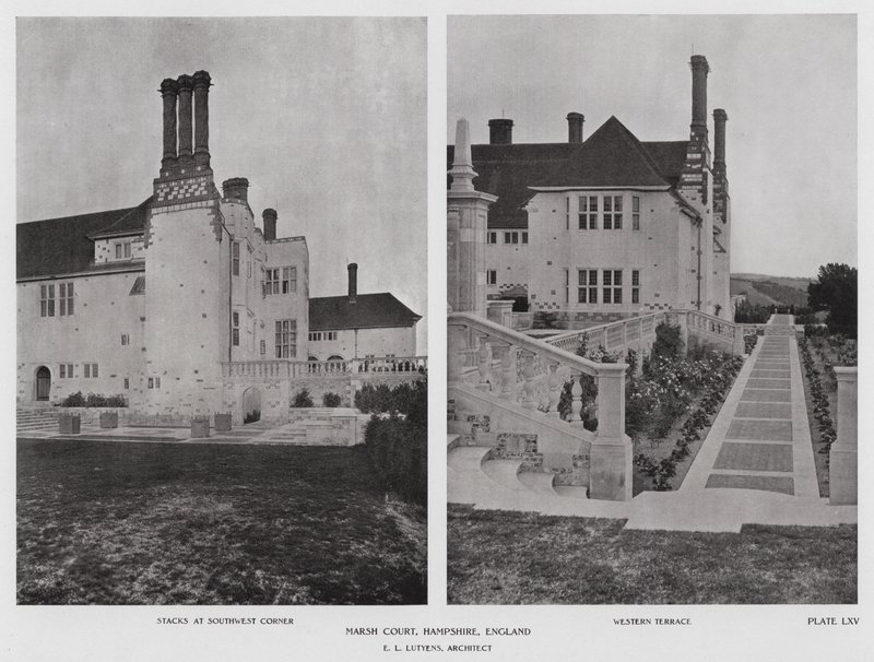 Marsh Court, Hampshire, Anglia (f/w fotó) alkotó: English Photographer