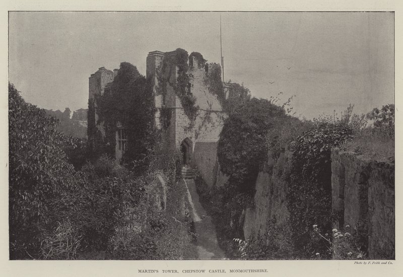 Martins Tower, Chepstow kastély, Monmouthshire alkotó: English Photographer