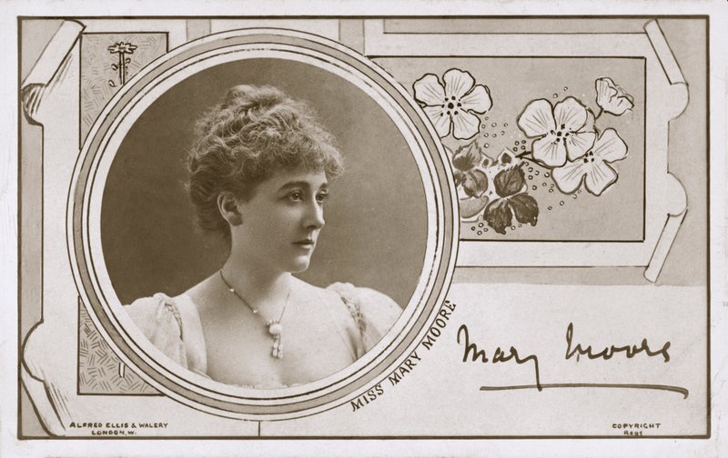 Mary Moore, angol színésznő (fekete-fehér fotó) alkotó: English Photographer