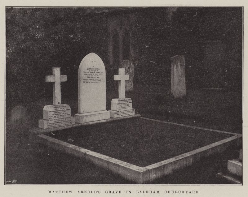 Matthew Arnolds sírja a Laleham Churchyardban alkotó: English Photographer