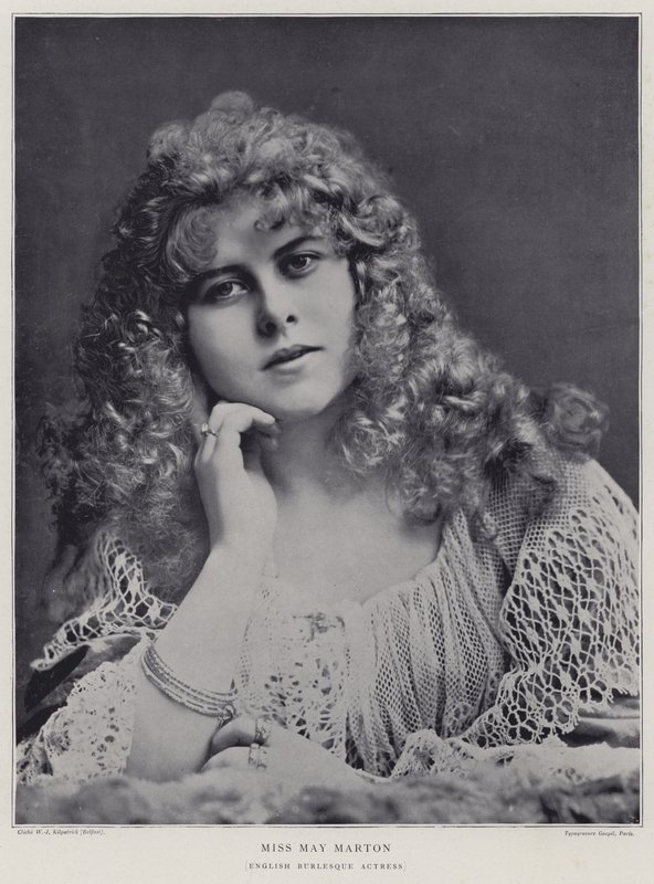May Marton angol burleszk színésznő alkotó: English Photographer