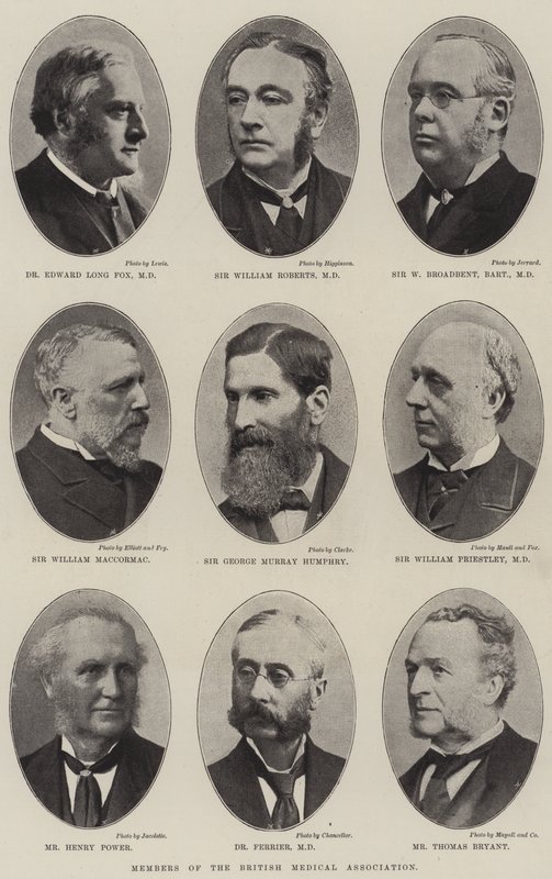 A British Medical Association tagjai alkotó: English Photographer