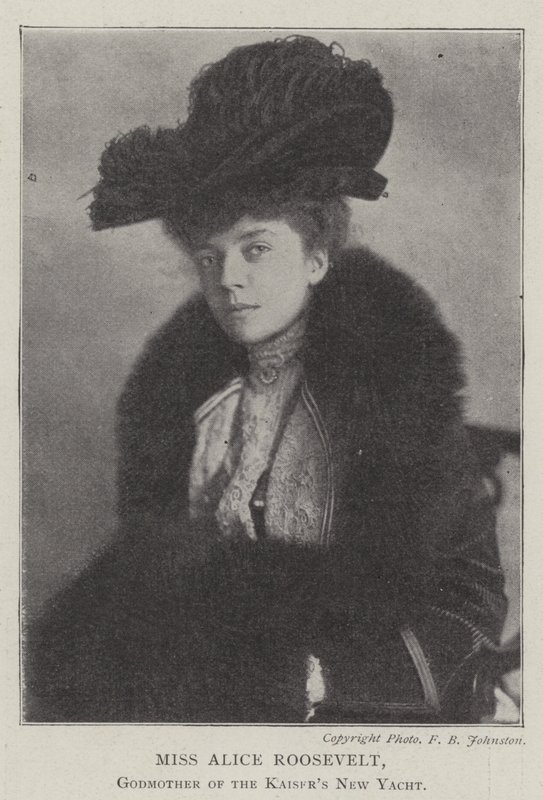 Alice Roosevelt kisasszony, a Kaisers New Yacht keresztanyja alkotó: English Photographer