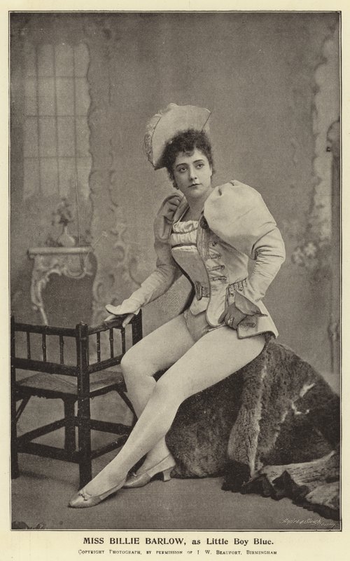 Miss Billie Barlow, mint Little Boy Blue alkotó: English Photographer