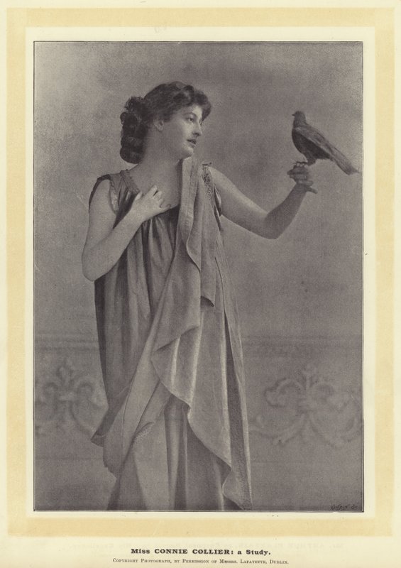 Miss Connie Collier: egy tanulmány alkotó: English Photographer