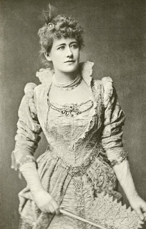 Miss Ellen Terry mint Beatrice (mélynyomás) alkotó: English Photographer