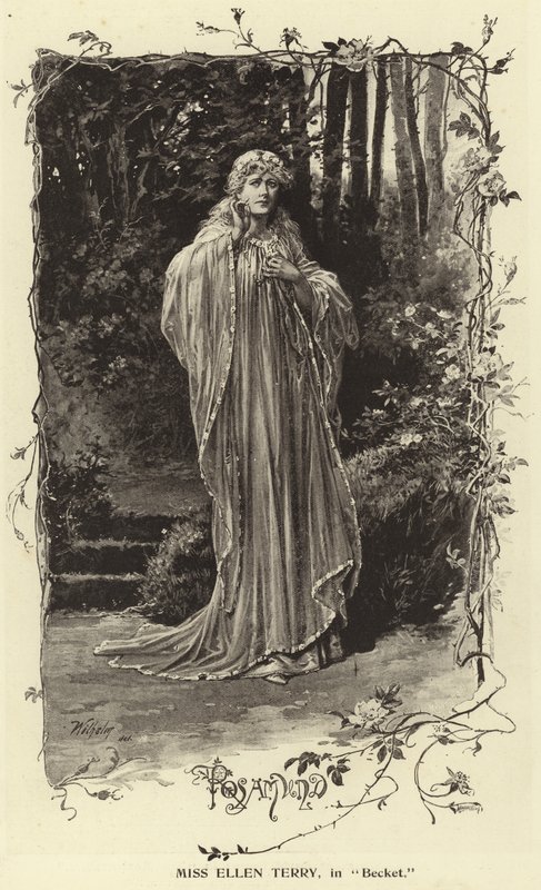 Miss Ellen Terry, Becketben alkotó: English Photographer