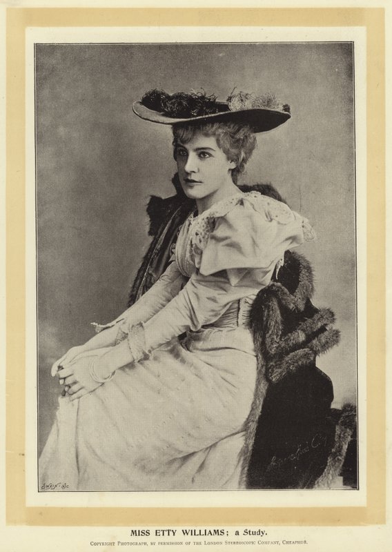 Miss Etty Williams; Egy tanulmány alkotó: English Photographer