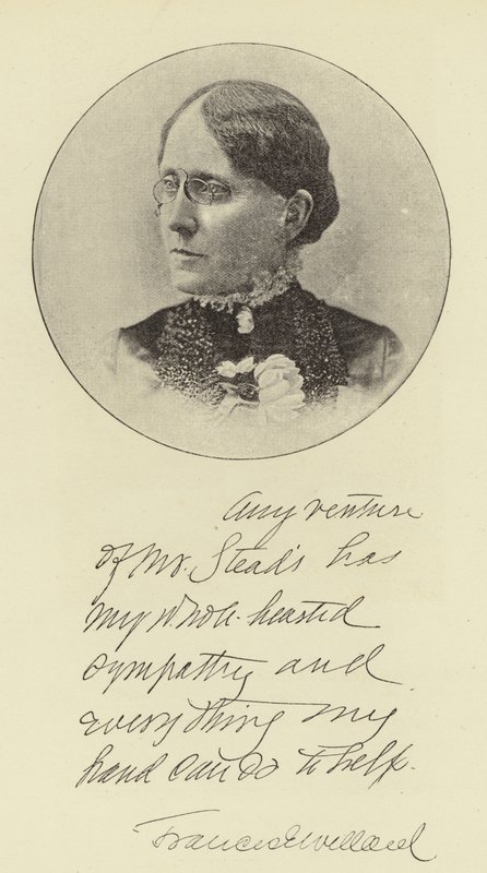Miss Frances E Willard alkotó: English Photographer