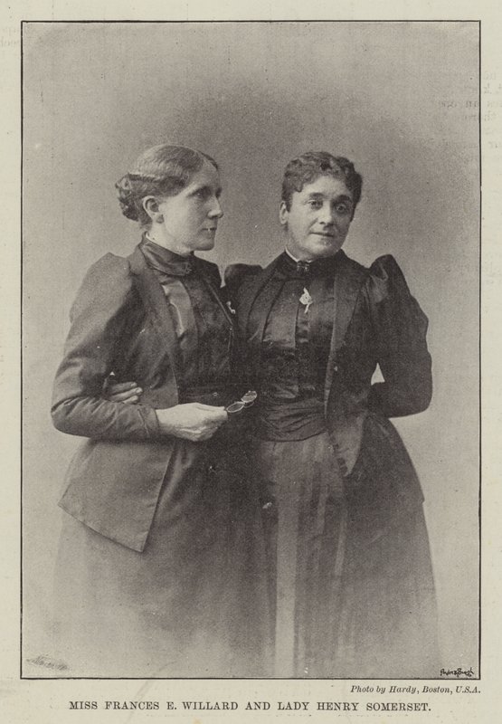 Miss Frances E Willard és Lady Henry Somerset alkotó: English Photographer