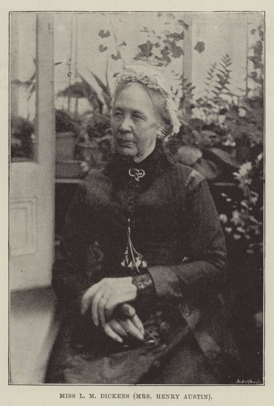 Miss L M Dickens (Mrs Henry Austin) alkotó: English Photographer