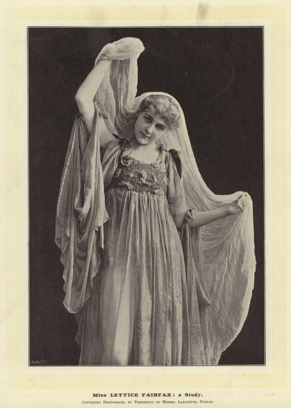 Miss Lettice Fairfax: egy tanulmány alkotó: English Photographer