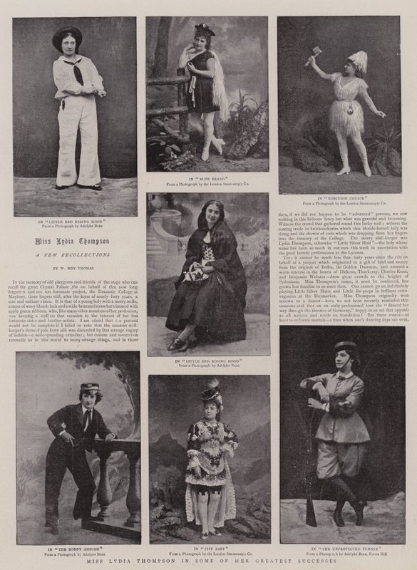 Miss Lydia Thompson a legnagyobb sikerei között alkotó: English Photographer