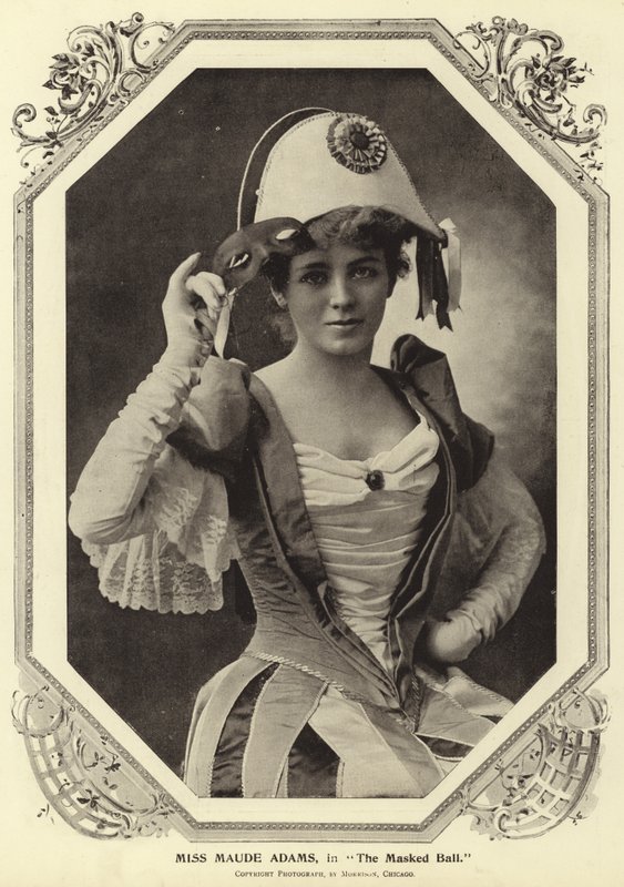 Miss Maude Adams, az Álarcosbálban alkotó: English Photographer