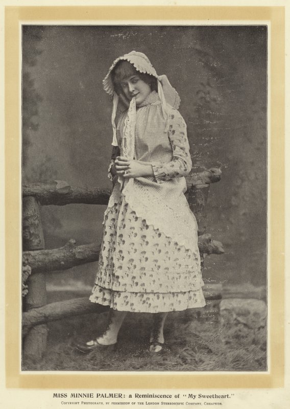 Miss Minnie Palmer: Édesem visszaemlékezése alkotó: English Photographer