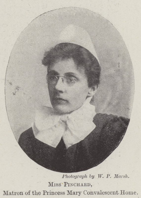 Pinchard kisasszony, a Mária hercegnő lábadozó otthonának védőnője alkotó: English Photographer