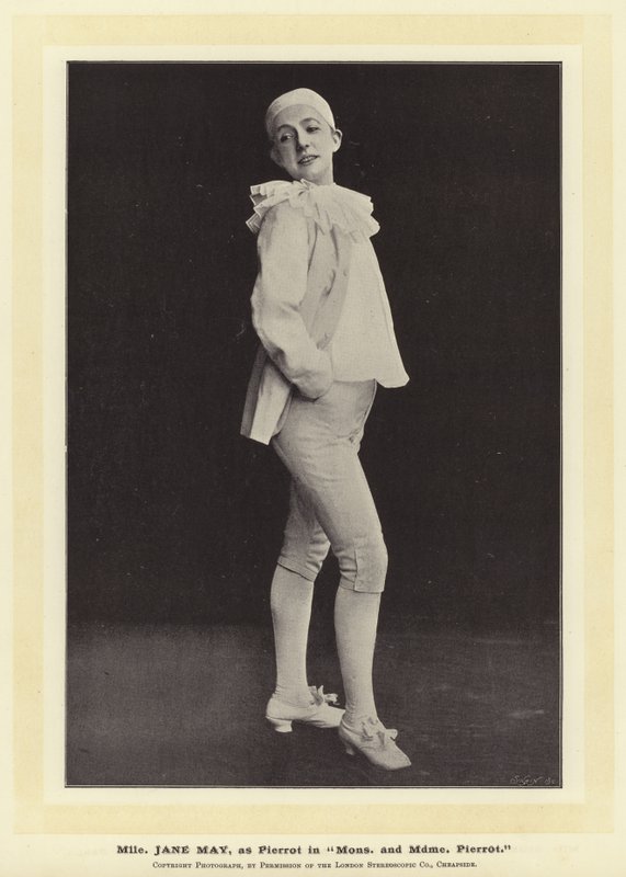 Mlle Jane May, mint Pierrot a Monsban és Mdme Pierrot alkotó: English Photographer