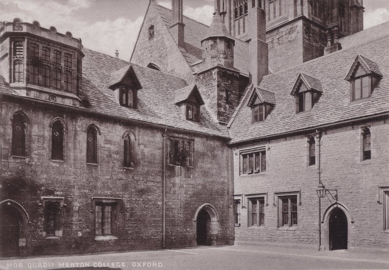Mob Quadrangle Merton College, Oxford alkotó: English Photographer