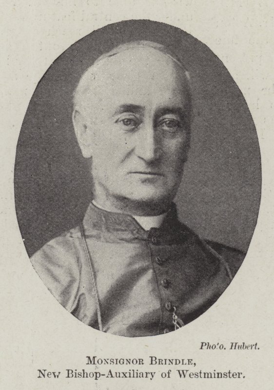 Monsignor Brindle, Westminster új püspöke-kisegítője alkotó: English Photographer