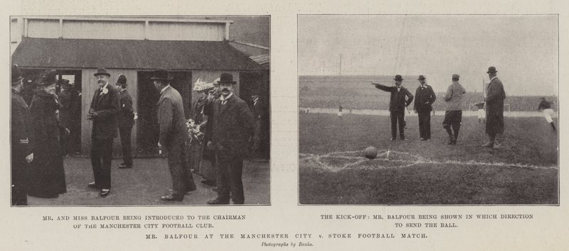 Mr Balfour a Manchester City–Stoke labdarúgó-mérkőzésen alkotó: English Photographer