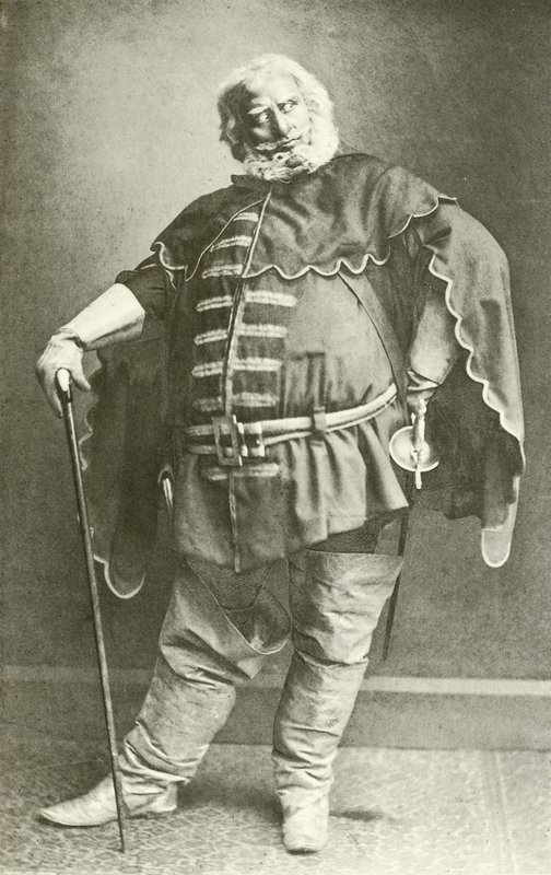 Mr Beerbohm Tree, mint Falstaff (mélynyomás) alkotó: English Photographer