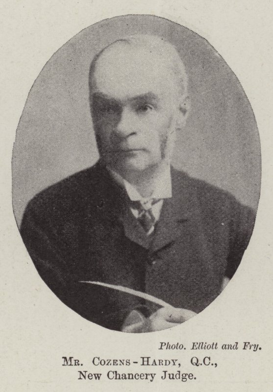 Cozens-Hardy úr, QC, új kancellári bíró alkotó: English Photographer