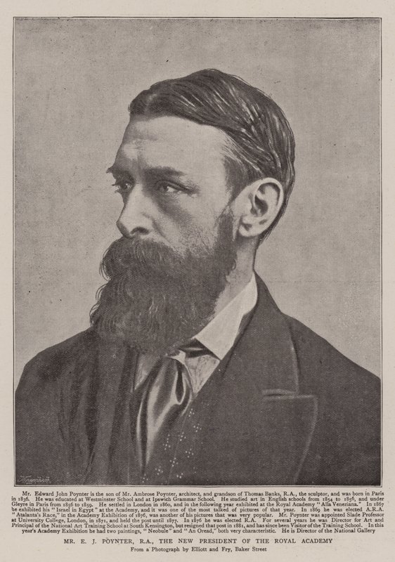 E J Poynter úr, RA, a Királyi Akadémia új elnöke alkotó: English Photographer