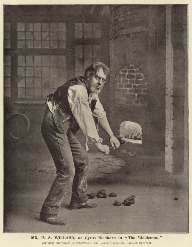 Mr E S Willard, mint Cyrus Blenkarn a Köztesemberben alkotó: English Photographer